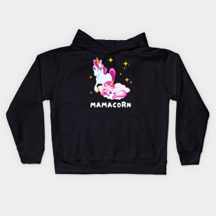 Mamacorn Mama Unicorn Mother Ladies Kids Hoodie